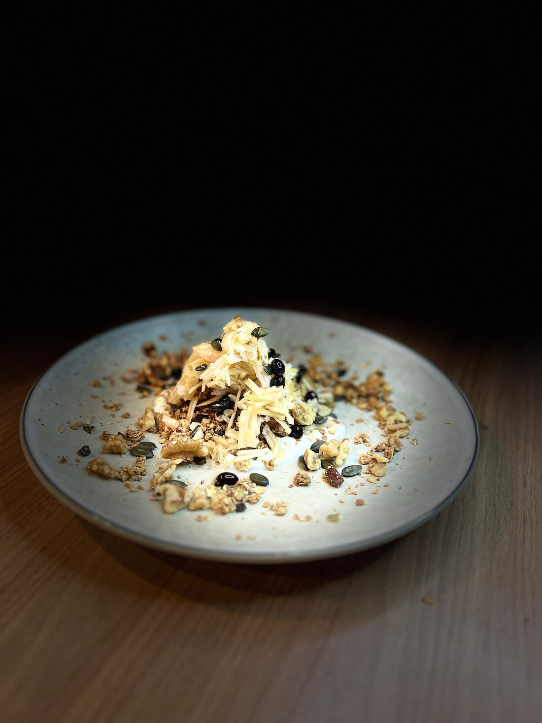 Granola / Muesli with Sticky Balsamic Pearls