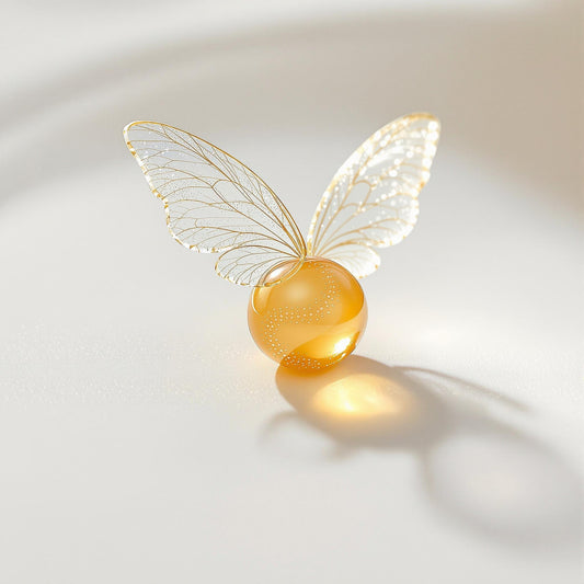 Fairy Wings on a Sticky Balsamic Pearl