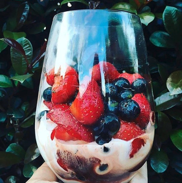 Ice Cream, Berries and Sticky Balsamic